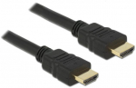 DELOCK laidai HDMI A ki&scaron;tukas > HDMI A ki&scaron;tukas Didelės spartos su Ethernet 4K 1,5 m
