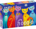 Dėlionė Besi&scaron;ypsančios katės 1000 vnt.