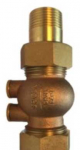 Watts Industries Nordic AB Atbulinis vožtuvas 223D 1 1/4'' - Soclos žalvaris, reguliuojamas srieginėmis jungtimis