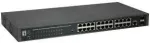 &Scaron;akotuvas Level One LevelOne GEP-2652, Valdomas, L2, Gigabit Ethernet (10/100/1000), Power over Ethernet (PoE), Montavimas į rack spintą