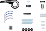 Berg Buddy 2.0 - Sticker set Mėlyna