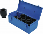 Bgs Technic Smūginės galvutės ilgos &scaron;e&scaron;iakampės | 25 mm (1") | 27 - 50 mm | 8 vnt. (5500)
