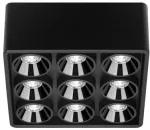 Lubinis &scaron;viestuvas 10W LED pavir&scaron;inis &scaron;viestuvas Juodas FOSTER MICRO, juodas, 3000K