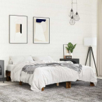 Lova Lovos rėmas, dūminio ąžuolo, 150x200cm, mediena ir metalas