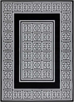Dywan MOSSE GREEK spalva juoda 160x220 Hakano