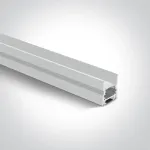 Pavir&scaron;inis profilis, baltas, 2m, su baltu difuzoriumi, 7903/W