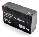 SSB Multipower MP12-6 6V 12Ah AGM Akumuliatorius nereikalaujantis priežiūros