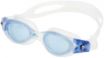 Blue Plauk. akiniai Training AQUAFEEL Faster JNR 41045 50 baltas/mėlynas