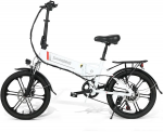 Elektrinis dviratis Samebike 20LVXD30-II, 20", 350W, 10Ah, baltas