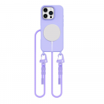 Tech-Protect MagNecklace MagSafe with Lanyard Apple iPhone 16 Pro Max - dėklas telefonui violetinės spalvos