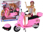 Lėlė su motoroleriu Lean toys