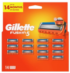 Keičiamos galvutės Gillette, Fusion 5, 14 vnt.