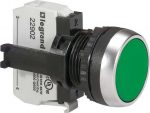 Legrand valdymo mygtukas 22 mm žalias 1R (023702)