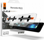 &bdquo;Spigen Mercedes Benz Glass tR EZ Fit&ldquo; apsauginių ekrano plėvelių nuo akinimo, 2 vnt. pakuotėje &ndash; A klasės 2021/2020 m. automobiliui.