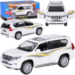 Jokomisiada Metalinis automobilio modelis TOYOTA LAND CRUISER PRADO su &scaron;viesa ir garsu visureigis ZA5056