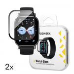 Wozinsky Full Glue Apsauginis stiklas Xiaomi Redmi Watch 5 Lite (2 vnt.)