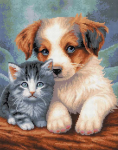 Beldizart Deimantinė mozaika su porėmiu "Friends" 40x50 cm DP413