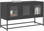 TV staliukas Televizoriaus spintelė, juoda, 100,5x39x60,5 cm, plienas