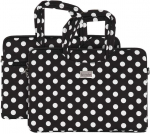 Wonder ne&scaron;iojamo kompiuterio krep&scaron;ys 13-14 colių juodas polka-dot