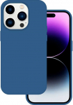 Tel Protect silikoninis Premium dėklas telefonui Apple iPhone 14 Pro mėlynos spalvos