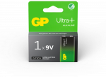 GP Battery GP Baterija GP - &bdquo;Ultra Plus&ldquo; &scaron;arminė 9 V baterija, 1604AUP/6LF22 (1 vnt. pakuotė)