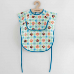 Prijuostė su antkrūtiniu kūdikiui New Baby 42x35 cm mėlyna