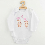 Kūdikių kombinezonas su ra&scaron;tu New Baby Love Bears, 62 (3-6m)