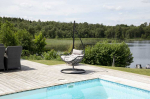 Venture Design Pendanti kėdė, Vide, 95x196x95 cm, Juoda
