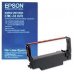 Epson Ribbon C43S015376 / ERC38BR Juodas on Raudona