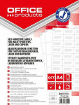 Office Products Biuro gaminiai BIRO PRODUKTAI etiketės, 70x37mm, baltos, 100 lapų.