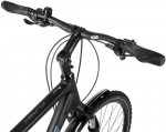 Dviratis Unibike Flash EQ GTS 2025 juodas-19" (Dydis: 19")