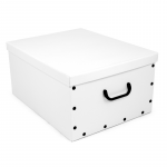 ORDINETT Kartoninė dėžutė 49 x 39 x 25 cm Big Box Solid Color asorti, balta | juoda | raudona | &scaron;viesiai pilka