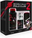 Set Beverly Hills Polo Club: 1982 - Sport 2 Eau De Toilette For Men, 50 ml + 1982 - Sport 2 Anti-Perspirant Dezodorantas Pur&scaron;kiklis For Men, 175 ml + Sport 2 Anti-Perspirant Dezodorantas Roll-On For Men, 50 ml