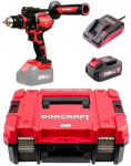 Worcraft Akumuliatorinis suktuvas-gręžtuvas su kalimu 20V LI-ION (XCUBE dėžė)