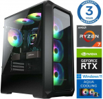 Stacionarus kompiuteris INTOP AQUA Ryzen 7 7700X 64GB DDR5 2TB SSD M.2 NVME RTX5060Ti 16GB WIN11Pro (RW44848)
