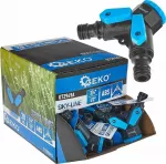Bradas Skirstytuvas 2 krypčių 3/4'' su redukcija 1/2'' ir dviem vožtuvais - i&scaron;ėjimais 1/2'' SKY-LINE &ndash; parodomasis kartonas (20/120)