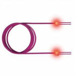 &bdquo;saCon LWL-LED&ldquo; jungiamasis kabelis, dvipusis, 50/125&micro;m OM4, SC/SC, violetinis, 3 m