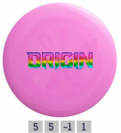 Diskgolfo diskas Midrange Driver NEO ORIGIN Origin Barstamp Violetinė