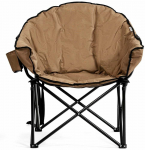 Lauko baldų komplektas Promotions Sulankstoma stovyklavimo kėdė, 62x62x90 cm, Pilka