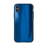 Dėklas iLike Apple iPhone XR Aurora Glass case Dark Mėlyna