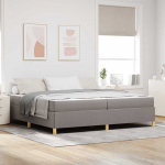 Lova Lovos rėmas su čiužiniu Taupe 200 x 200 cm audinys