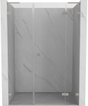 Du&scaron;o durys Mexen Lunar L, de&scaron;inė, 145 cm, transparent/brushed nickel