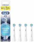 Oral-B Burnos Higienos Priemonė - iO Ultimate Clean Baltas Pakeitimo Galvutė 4 Rinkinys