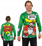 Kalėdiniai mar&scaron;kinėliai suaugusiam "Super Santa" M/S