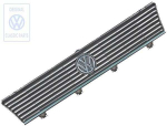 Vag Passat B2 Santana Radiator Grille Satin Juodas Jadegruen Originalus 321853653LND4