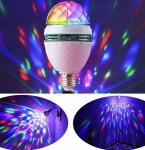 Happy people DU-37 diskotekos &scaron;viesų projektorius su LED &scaron;viesomis, įsisukantis