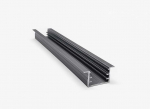 LED profilis VLT-XT-663, 3000mm, spalva: antracito