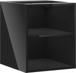 Mexen Box-A spintelė su lentyna, 40 cm, Juodas glossy