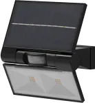 Sieninis &scaron;viestuvas 2,9W LED sieninis fasado &scaron;viestuvas ENDURA STYLE, tamsiai pilkas, 3000K, dimeriuojamas, su judesio davikliu ir saulės baterija