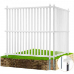 Vevor Vinilinės privatumo tvoros panelės 122 cm x 122 cm